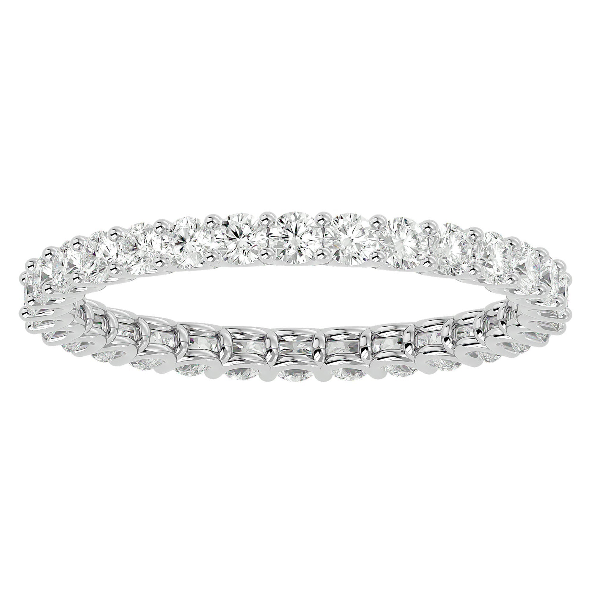 Inel Eternity Grandeur cu Diamante Create în Laborator de 1.04 ct din Platina - Castelo.ro