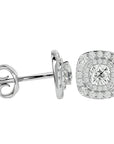 Cercei Stud Cu Diamante Create în Laborator de 2.2 ct din - Castelo.ro