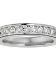 Verighetă cu Diamante Create în Laborator Eternity de 0.92 ct din Platina - Castelo.ro