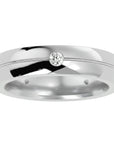 Verighetă Amélie din Aur 14k cu Diamante Naturale de 0.46 ct din 14k Aur Alb - Castelo.ro