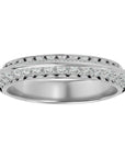 Inel Etern Dual cu Diamante Naturale de 1.02 ct din Platina - Castelo.ro