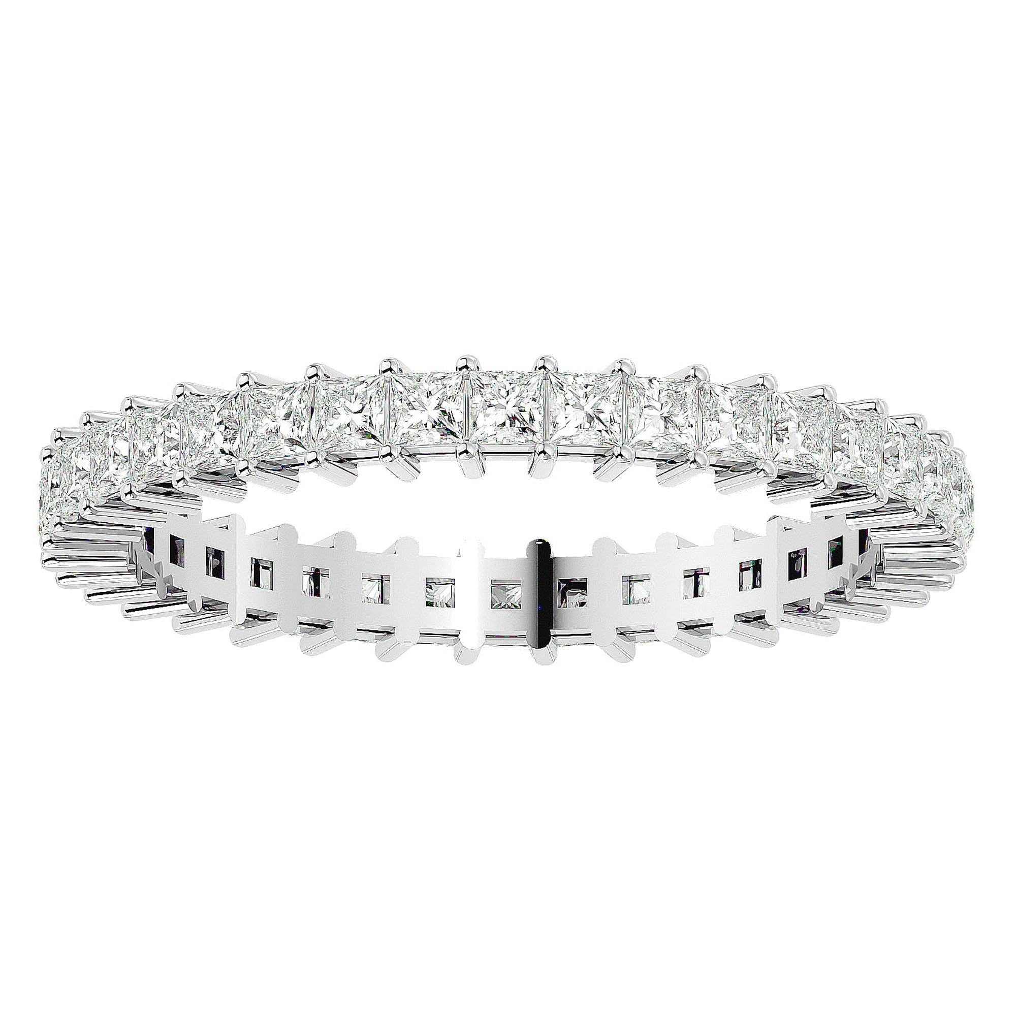 Inel Eternal cu Diamante Naturale de 1.11 ct din Platina - Castelo.ro