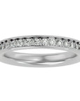 Inel Eternity din Aur 14k Cu Diamante Create în Laborator de 0.41 ct din 14k Aur Alb - Castelo.ro