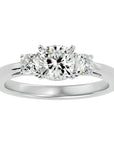 Inel de Logodnă Solitaire cu Trei Diamante Naturale de 1.57 ct din Platina - Castelo.ro