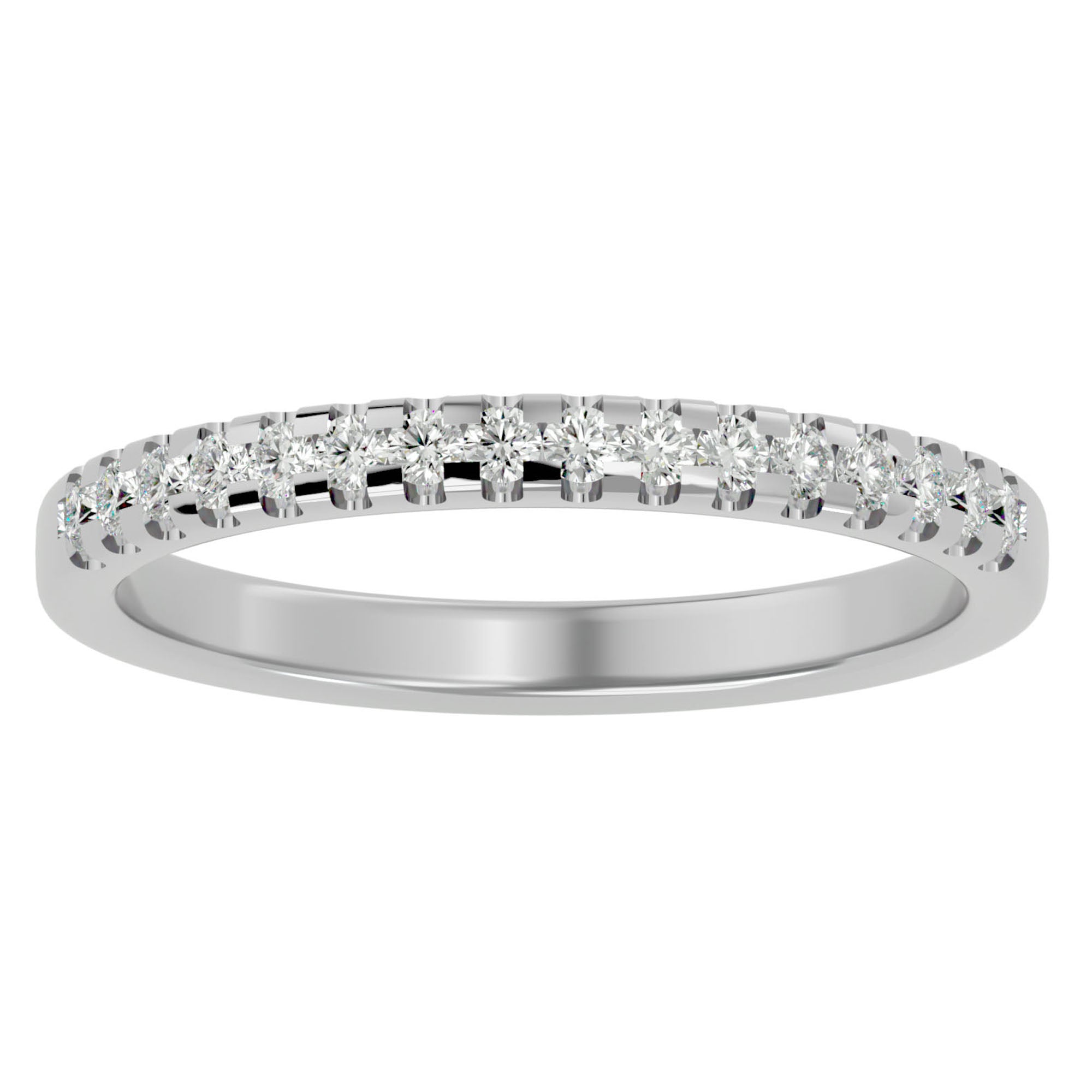 Inel Eternity din Aur 14k Cu Diamante Create în Laborator de 0.25 ct din 14k Aur Alb - Castelo.ro