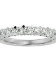 Inel din Aur 14k Cu 11 Diamante Create în Laborator Montate In Prong 1.11 ct din 14k Aur Alb - Castelo.ro