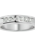 Inel Eternity Céline cu Diamant Naturale de 0.52 ct din Platina - Castelo.ro
