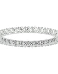 Inel Eternity Grandeur din Aur 14k cu Diamante Naturale de 1.04 ct din 14k Aur Alb - Castelo.ro