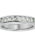 Inel Eternity din Aur 14k Cu Diamante Naturale de 0.96 ct din 14k Aur Alb - Castelo.ro