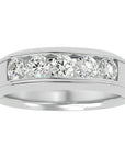 Verighetă Emilia cu Diamante Create în Laborator de 1.29 ct din Platina - Castelo.ro
