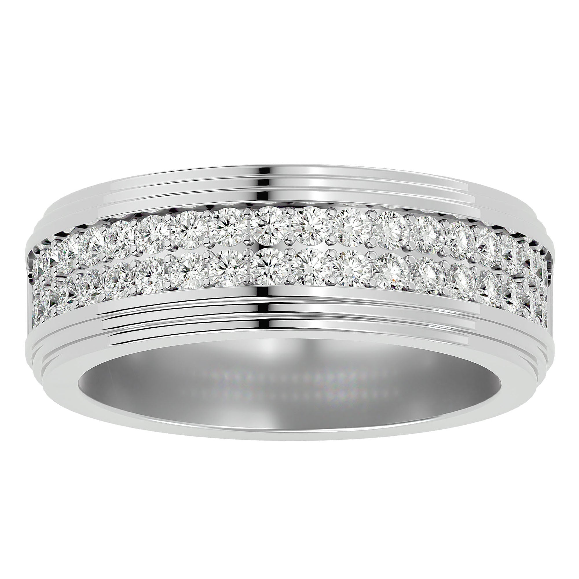 Inel Eternity Sofia din Aur 14k cu Diamante Create în Laborator de 1.03 ct din 14k Aur Alb - Castelo.ro