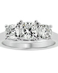 Inel de Logodnă Contessina cu Trei Diamante Naturale de 2.47 ct din Platina - Castelo.ro