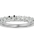 Inel Cu 11 Moissanite Montate In Prong 1.11 ct din Platina - Castelo.ro