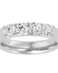 Inel Eternity cu 4 Moissanite de 0.96 ct din Platina - Castelo.ro
