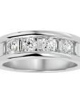 Verighetă Eternă din Aur 14k cu Diamante Naturale de 1.24 ct din 14k Aur Alb - Castelo.ro