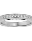Verighetă din Aur 14k cu Diamante Naturale Eternity de 0.32 ct din 14k Aur Alb - Castelo.ro