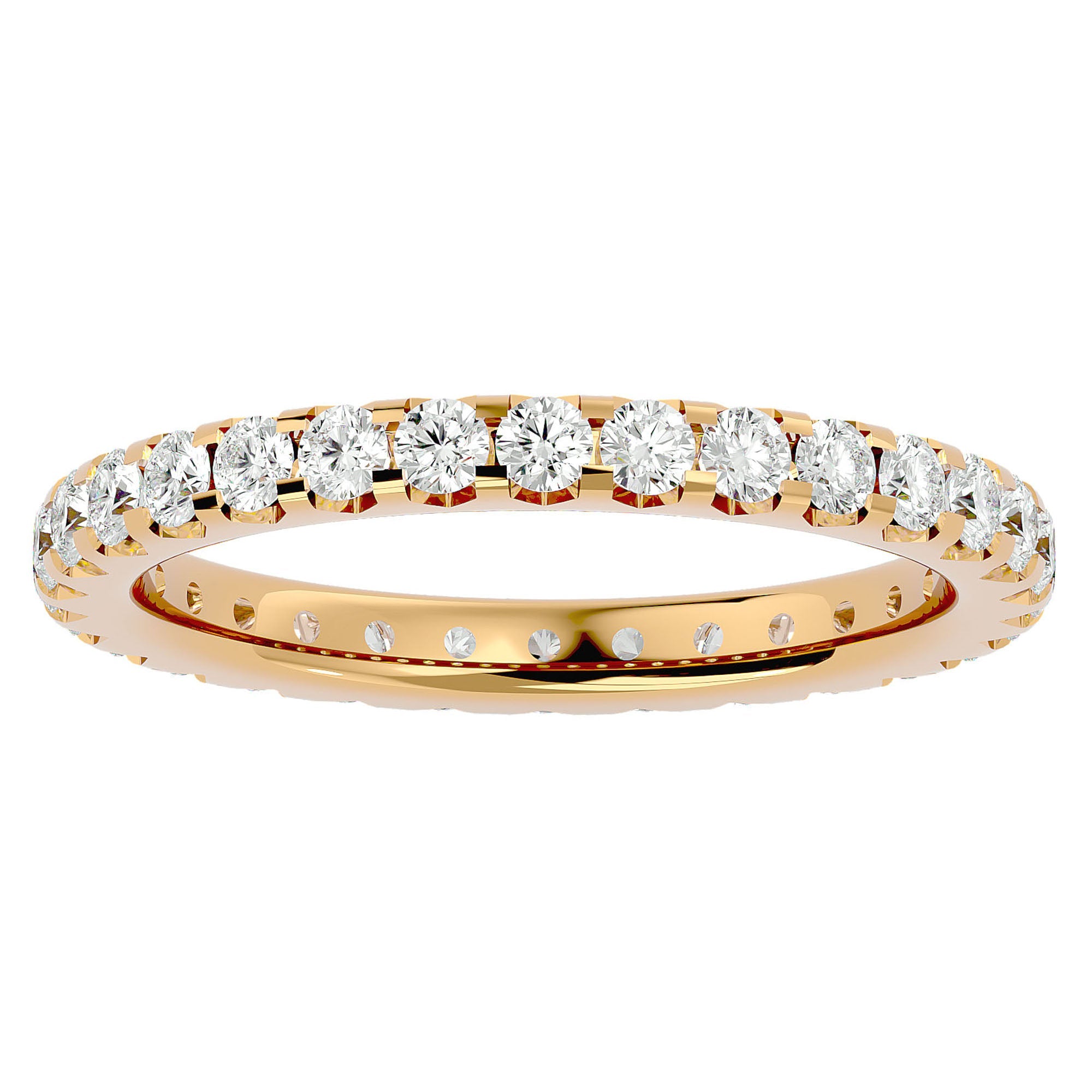 Inel Eternity din Aur 14k cu Diamante Naturale de 1.04 ct din 14k Aur Galben - Castelo.ro