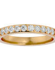 Inel Eternity din Aur 14k Cu Diamante Naturale de 0.40 ct din 14k Aur Galben - Castelo.ro
