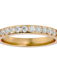 Inel Eternity din Aur 14k Cu Diamante Naturale de 0.40 ct din 14k Aur Galben - Castelo.ro