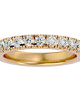 Verighetă cu Diamante Naturale Eternity de 0.96 ct din 18k Aur Galben - Castelo.ro