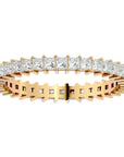 Inel Eternal cu Moissanite de 1.11 ct din 18k Aur Galben - Castelo.ro