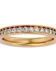Inel Eternity Cu Diamante Create în Laborator de 0.41 ct din 18k Aur Galben - Castelo.ro