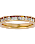 Inel Eternity Cu Diamante Create în Laborator de 0.41 ct din 18k Aur Galben - Castelo.ro