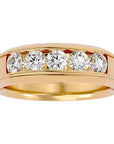 Verighetă Emilia cu Diamante Naturale de 1.29 ct din 18k Aur Galben - Castelo.ro