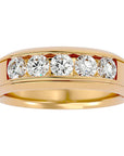 Verighetă Emilia cu Diamante Naturale de 1.29 ct din 18k Aur Galben - Castelo.ro