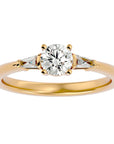 Inel de Logodnă Solitaire cu Moissanite de 0.69 ct din 18k Aur Galben - Castelo.ro