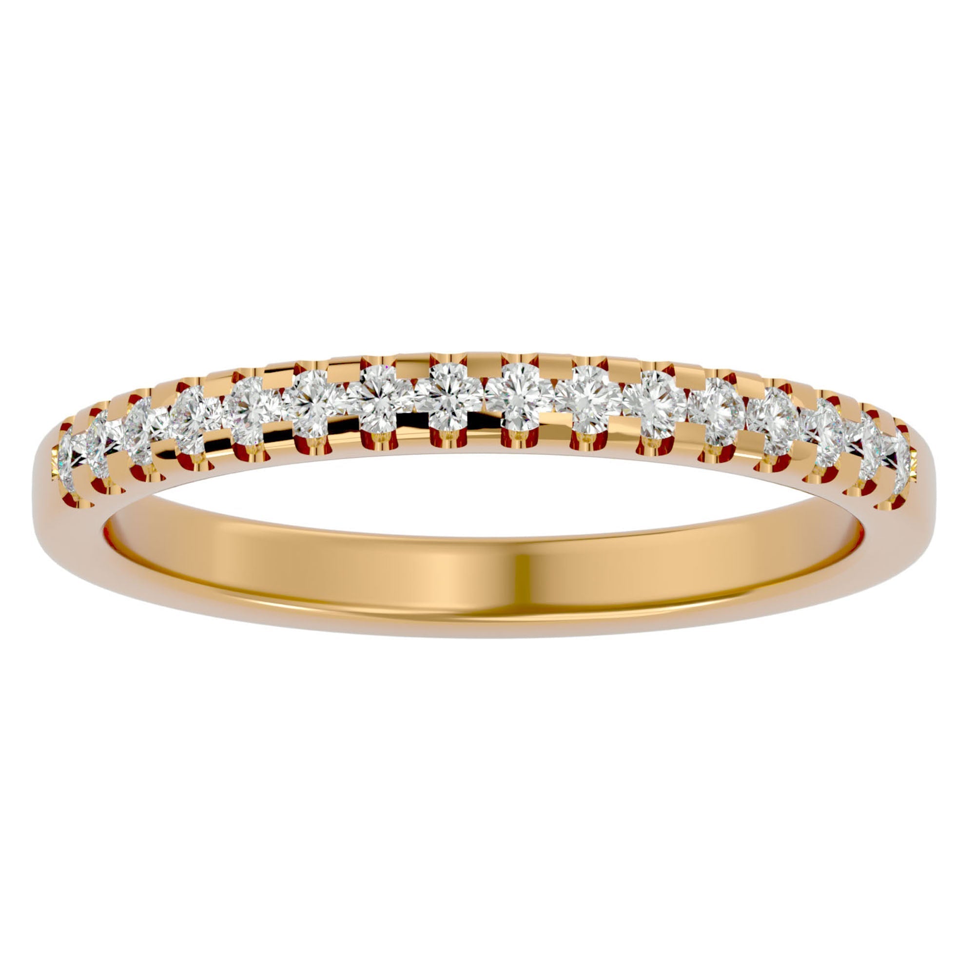 Inel Eternity din Aur 14k Cu Diamante Create în Laborator de 0.25 ct din 14k Aur Galben - Castelo.ro