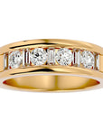 Verighetă Eternă din Aur 14k cu Diamante Naturale de 1.24 ct din 14k Aur Galben - Castelo.ro