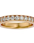 Verighetă cu Moissanite Eternity de 1.12 ct din 18k Aur Galben - Castelo.ro