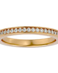 Inel Eternity din Aur 14k Cu Diamante Create în Laborator de 0.19 ct din 14k Aur Galben - Castelo.ro