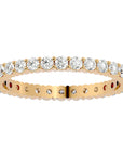 Inel Eternity din Aur 14k cu Diamante Create în Laborator de 0.90 ct din 14k Aur Galben - Castelo.ro