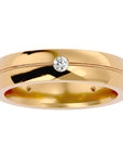Verighetă Amélie din Aur 14k cu Diamante Naturale de 0.46 ct din 14k Aur Galben - Castelo.ro