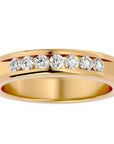 Inel Eternity Céline cu Diamant Create în Laborator de 0.52 ct din 18k Aur Galben - Castelo.ro