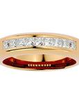 Verighetă din Aur 14k cu Diamante Create în Laborator Eternity de 0.88 ct din 14k Aur Galben - Castelo.ro
