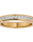 Verighetă din Aur 14k cu Diamante Naturale Eternity de 0.55 ct din 14k Aur Galben - Castelo.ro