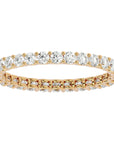 Inel Eternity Grandeur din Aur 14k cu Diamante Create în Laborator de 1.04 ct din 14k Aur Galben - Castelo.ro