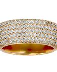 Inel Clasic Pavé din Aur 14k cu Diamante Create în Laborator de 1.93 ct din 14k Aur Galben - Castelo.ro
