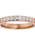 Inel Eternity din Aur 14k Cu Diamante Create în Laborator de 0.40 ct din 14 Aur Roz - Castelo.ro
