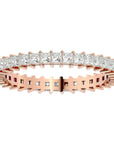 Inel Eternal din Aur 14k cu Diamante Create în Laborator de 1.11 ct din 14k Aur Roz - Castelo.ro