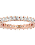 Inel Eternity din Aur 14k cu Diamante Naturale de 1.20 ct din 14k Aur Roz - Castelo.ro