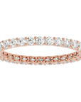 Inel Eternity Grandeur din Aur 14k cu Diamante Naturale de 1.04 ct din 14k Aur Roz - Castelo.ro