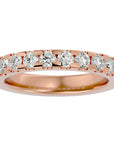 Inel Eternity Cu Diamante Naturale De 0.99 ct din 18k Aur Roz - Castelo.ro