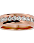 Verighetă Eternity din Aur 14k cu Diamante Create în Laborator de 1.01 ct din 14k Aur Roz - Castelo.ro