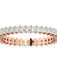 Inel Eternal cu Moissanite de 1.11 ct din 18k Aur Roz - Castelo.ro