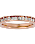Inel Eternity din Aur 14k Cu Diamante Naturale de 0.41 ct din 14k Aur Roz - Castelo.ro