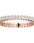 Inel Eternal cu Diamante Naturale de 1.11 ct din 18k Aur Roz - Castelo.ro